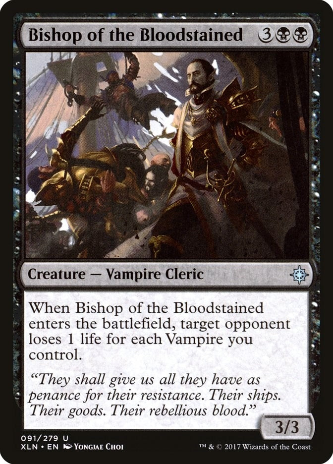 Image for Bishop of the Bloodstained (91) [Ixalan] - Magic: The Gathering
