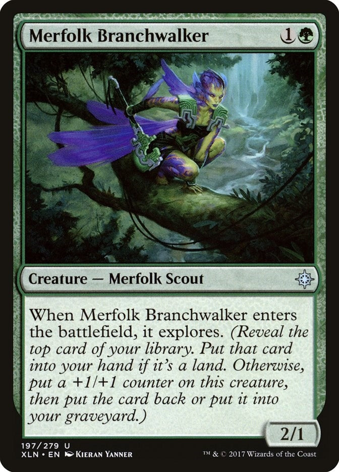 Image for Merfolk Branchwalker (197) [Ixalan] - Magic: The Gathering