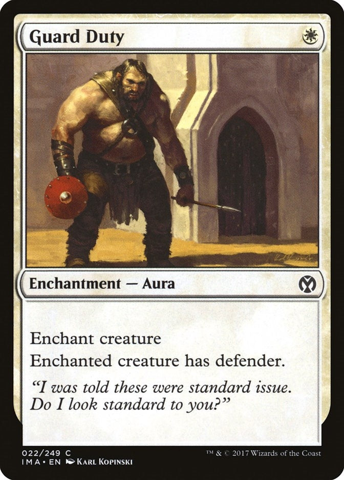 Image for Guard Duty (22) [Iconic Masters] - Magic: The Gathering
