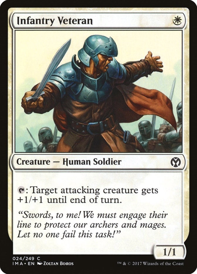 Image for Infantry Veteran (24) [Iconic Masters] - Magic: The Gathering