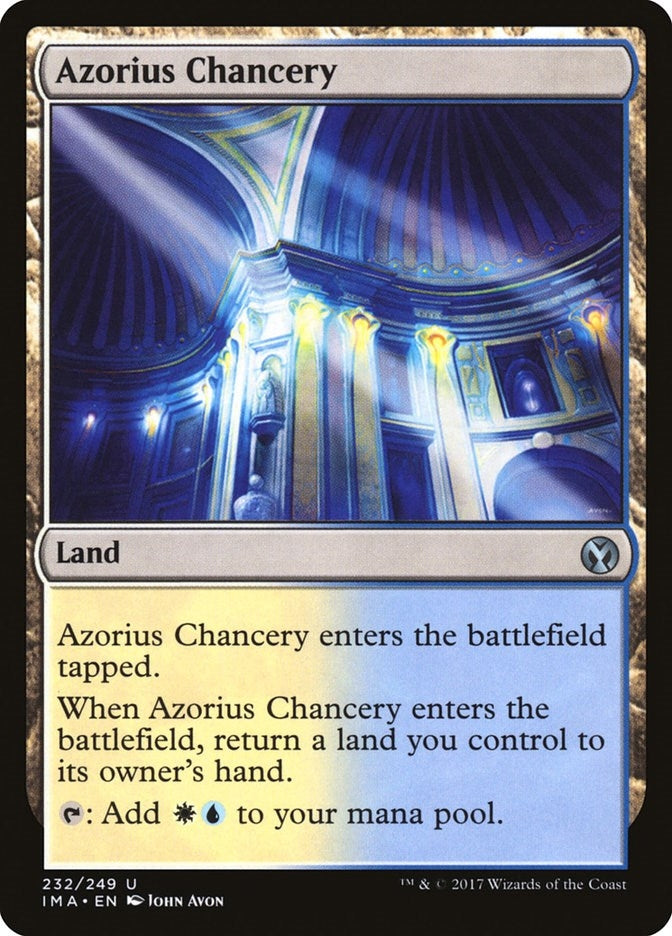 Image for Azorius Chancery (232) [Iconic Masters] - Magic: The Gathering