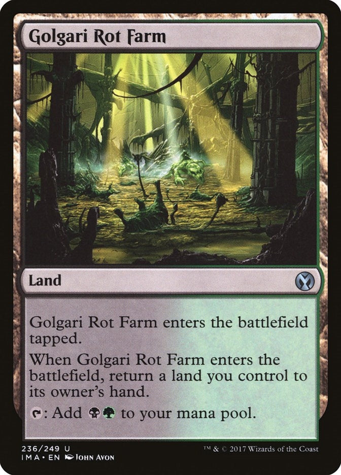 Image for Golgari Rot Farm (236) [Iconic Masters] - Magic: The Gathering