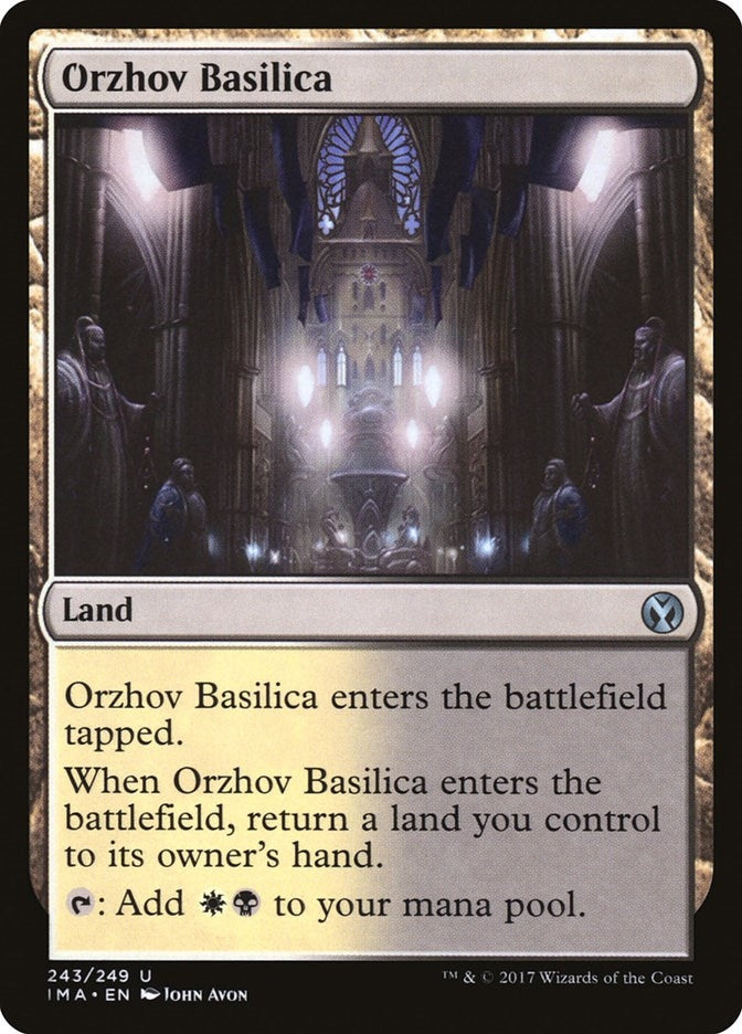Image for Orzhov Basilica (243) [Iconic Masters] - Magic: The Gathering