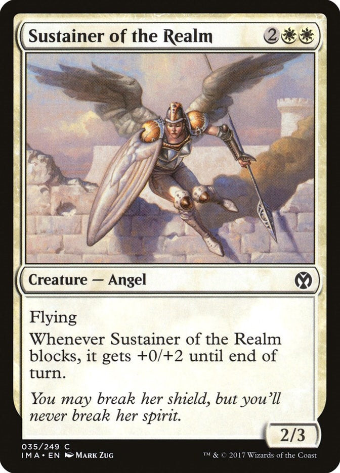 Image for Sustainer of the Realm (35) [Iconic Masters] - Magic: The Gathering