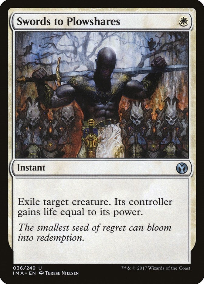 Image for Swords to Plowshares (36) [Iconic Masters] - Magic: The Gathering