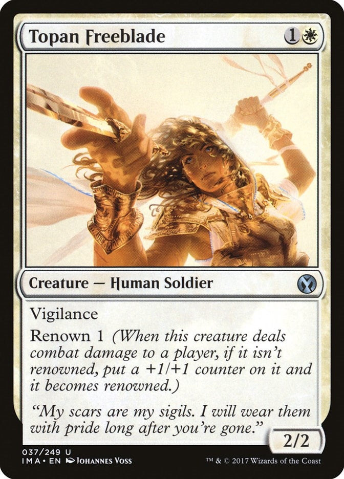 Image for Topan Freeblade (37) [Iconic Masters] - Magic: The Gathering