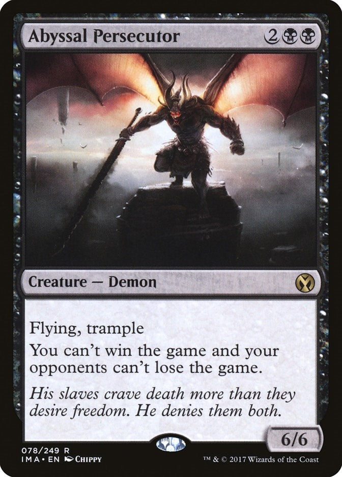 Image for Abyssal Persecutor (78) [Iconic Masters] - Magic: The Gathering