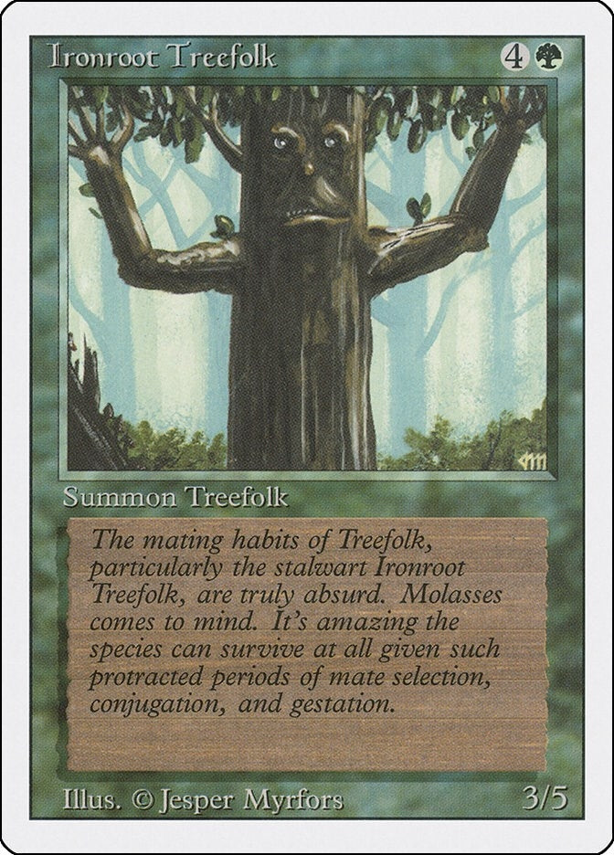 Image for Ironroot Treefolk [Revised Edition] - Magic: The Gathering