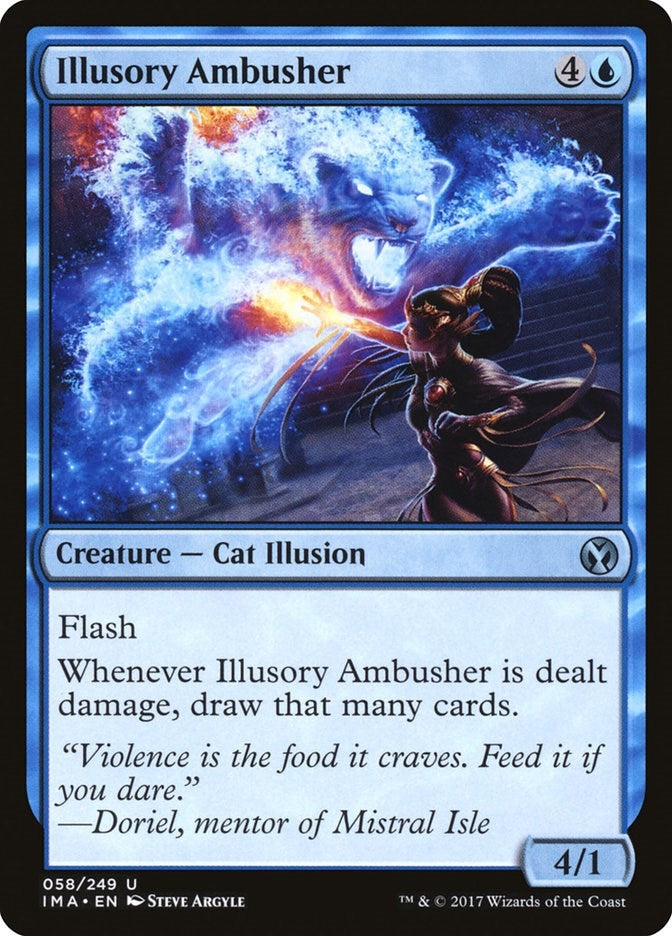 Image for Illusory Ambusher (58) [Iconic Masters] - Magic: The Gathering