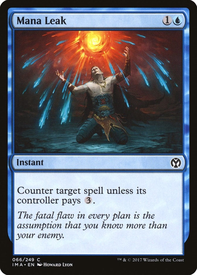Image for Mana Leak (66) [Iconic Masters] - Magic: The Gathering