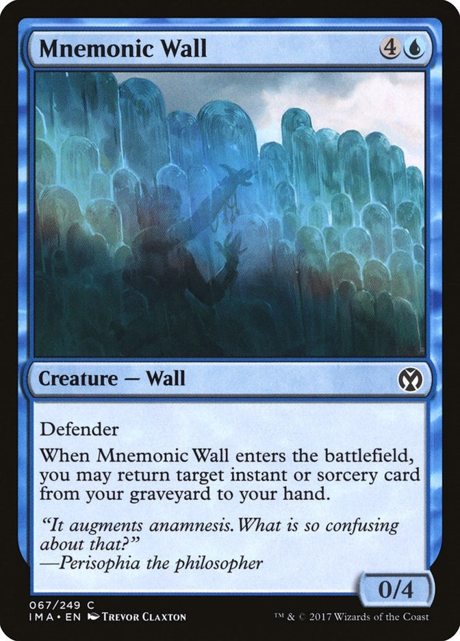 Image for Mnemonic Wall (67) [Iconic Masters] - Magic: The Gathering