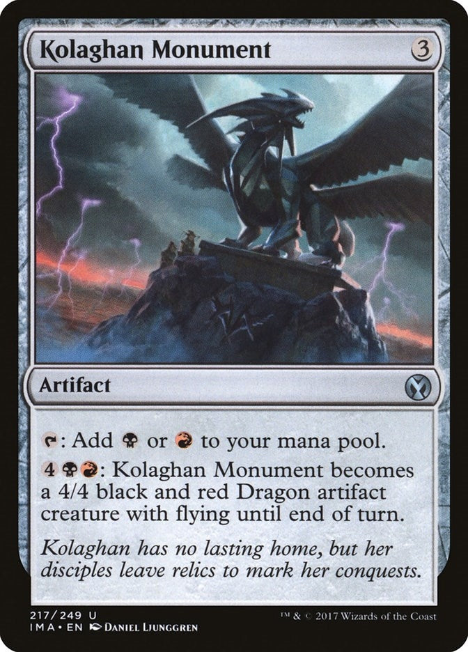 Image for Kolaghan Monument (217) [Iconic Masters] - Magic: The Gathering