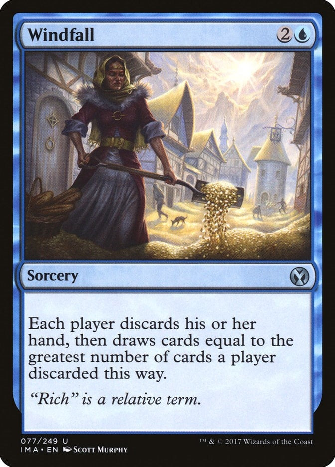 Image for Windfall (77) [Iconic Masters] - Magic: The Gathering
