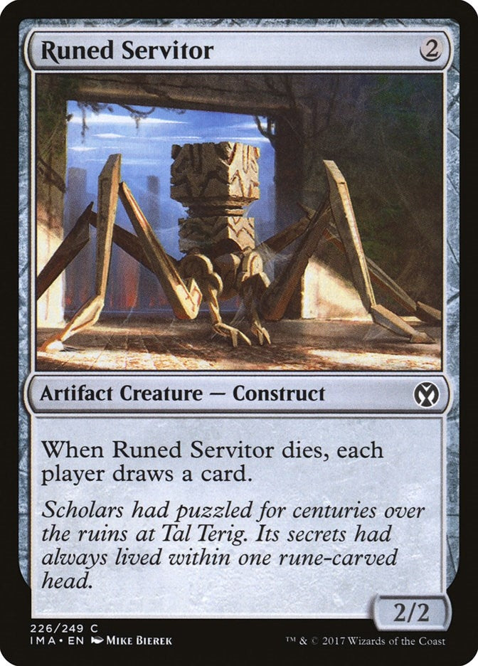 Image for Runed Servitor (226) [Iconic Masters] - Magic: The Gathering