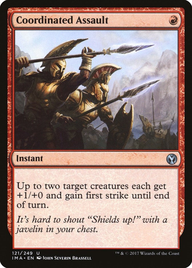 Image for Coordinated Assault (121) [Iconic Masters] - Magic: The Gathering