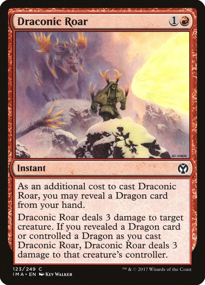 Image for Draconic Roar (123) [Iconic Masters] - Magic: The Gathering