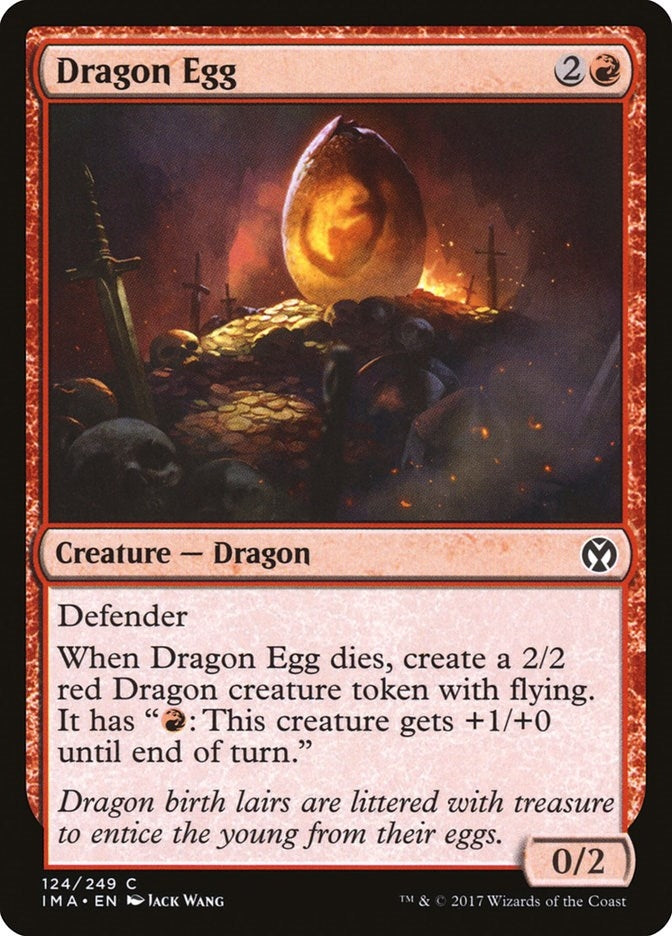 Image for Dragon Egg (124) [Iconic Masters] - Magic: The Gathering