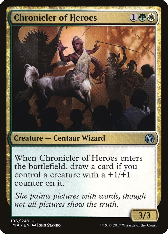 Image for Chronicler of Heroes (196) [Iconic Masters] - Magic: The Gathering