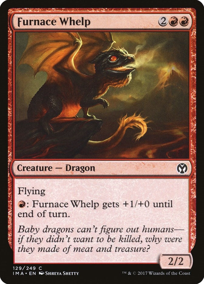 Image for Furnace Whelp (129) [Iconic Masters] - Magic: The Gathering
