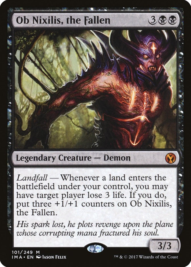 Image for Ob Nixilis, the Fallen (101) [Iconic Masters] - Magic: The Gathering
