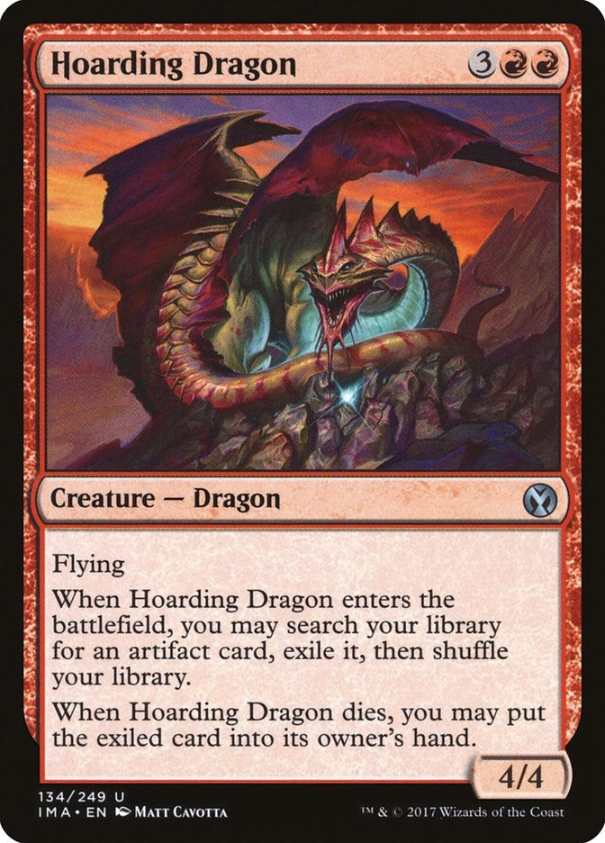 Image for Hoarding Dragon (134) [Iconic Masters] - Magic: The Gathering