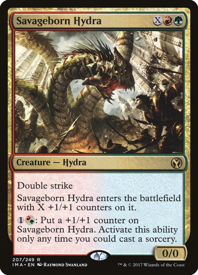 Image for Savageborn Hydra (207) [Iconic Masters] - Magic: The Gathering