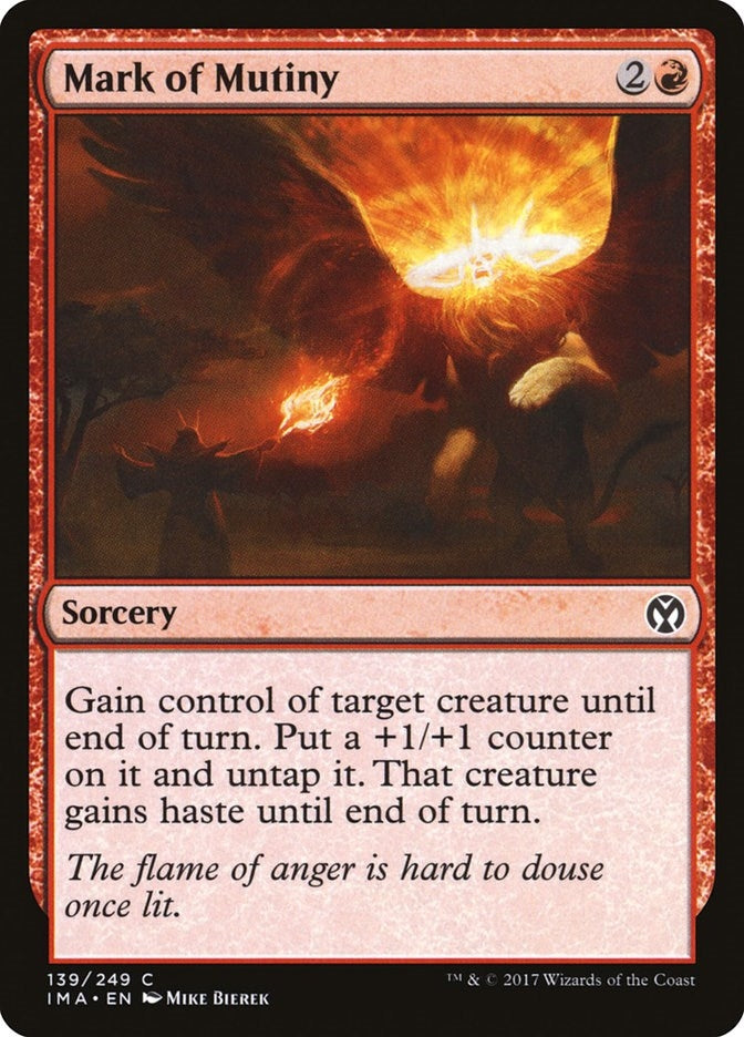 Image for Mark of Mutiny (139) [Iconic Masters] - Magic: The Gathering