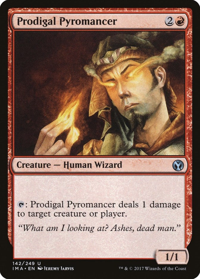 Image for Prodigal Pyromancer (142) [Iconic Masters] - Magic: The Gathering