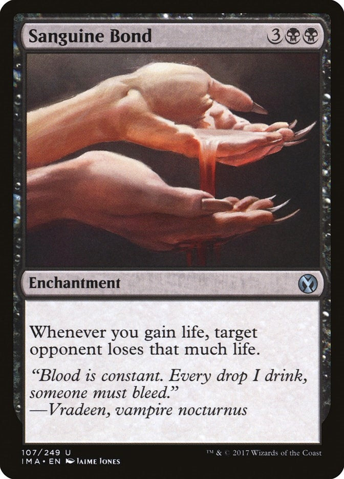 Image for Sanguine Bond (107) [Iconic Masters] - Magic: The Gathering