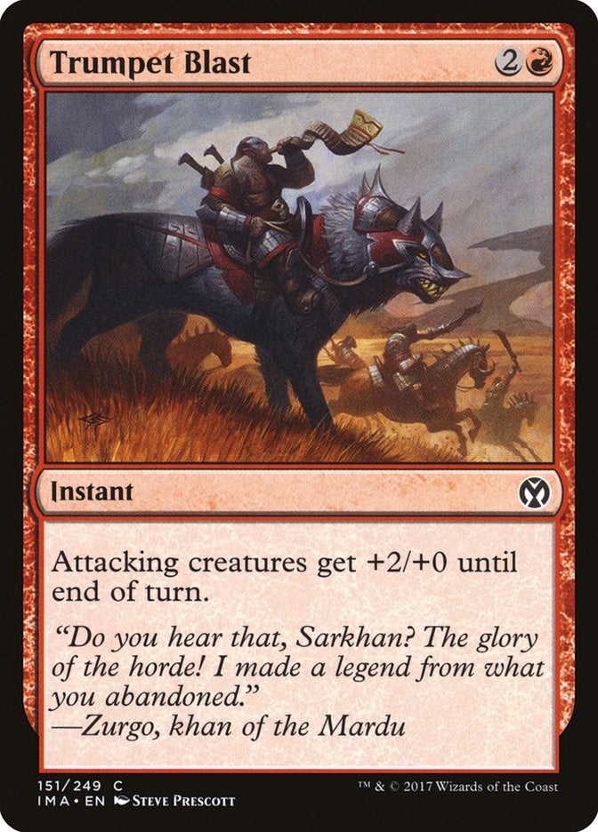 Image for Trumpet Blast (151) [Iconic Masters] - Magic: The Gathering