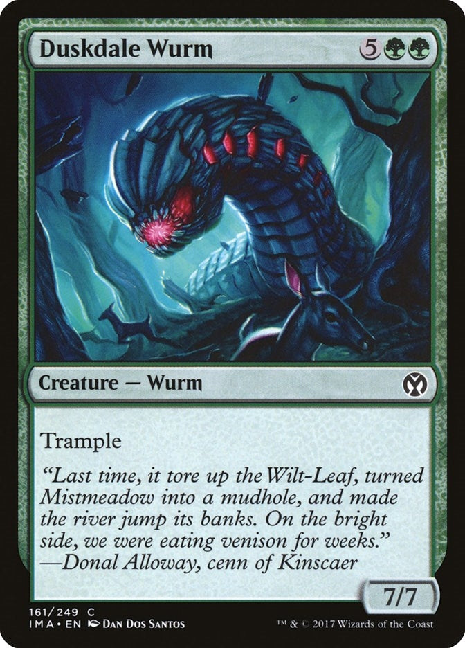 Image for Duskdale Wurm (161) [Iconic Masters] - Magic: The Gathering