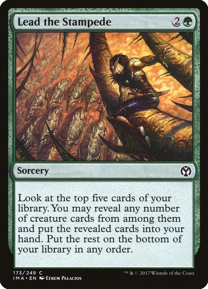 Image for Lead the Stampede (173) [Iconic Masters] - Magic: The Gathering