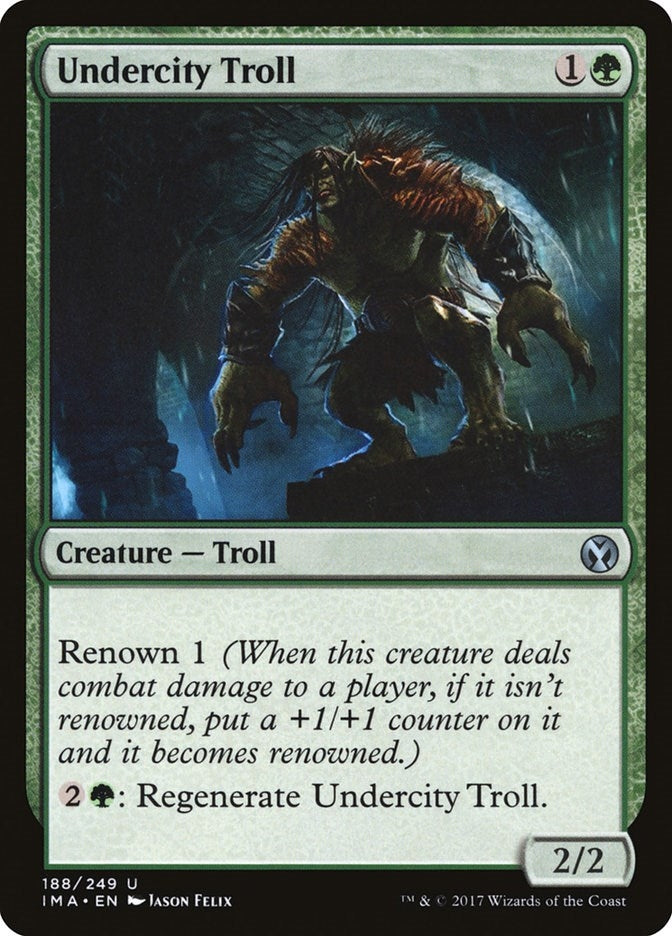 Image for Undercity Troll (188) [Iconic Masters] - Magic: The Gathering