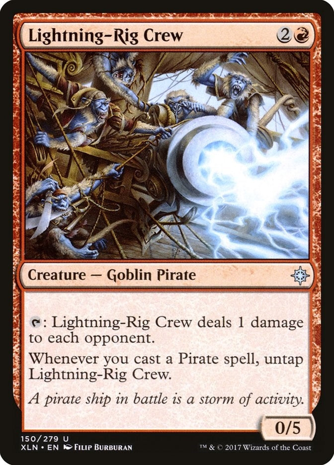 Image for Lightning-Rig Crew (150) [Ixalan] - Magic: The Gathering
