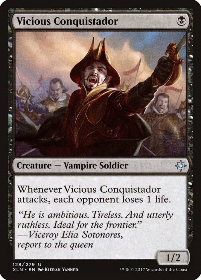 Image for Vicious Conquistador (128) [Ixalan] - Magic: The Gathering