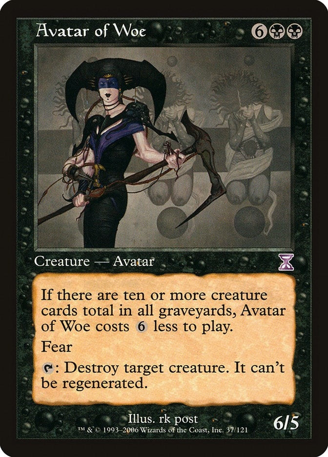 Image for Avatar of Woe (37) [Timeshifted] - Magic: The Gathering