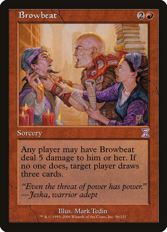 Image for Browbeat (56) [Timeshifted] - Magic: The Gathering