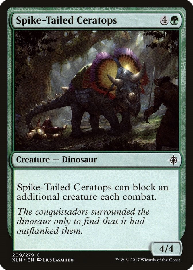 Image for Spike-Tailed Ceratops (209) [Ixalan] - Magic: The Gathering