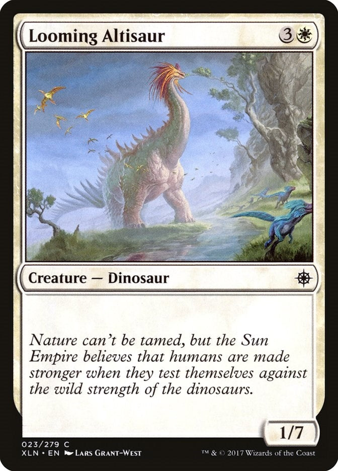 Image for Looming Altisaur (23) [Ixalan] - Magic: The Gathering