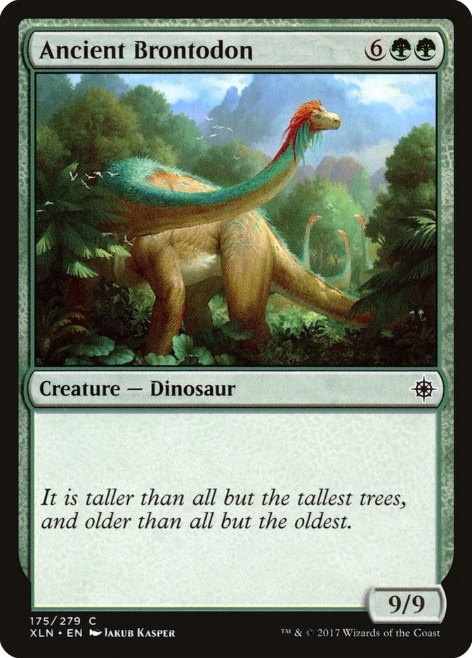 Image for Ancient Brontodon (175) [Ixalan] - Magic: The Gathering