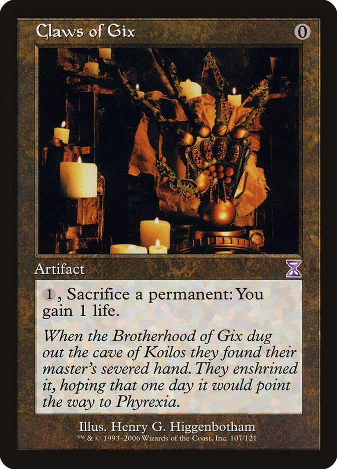 Image for Claws of Gix (107) [Timeshifted] - Magic: The Gathering