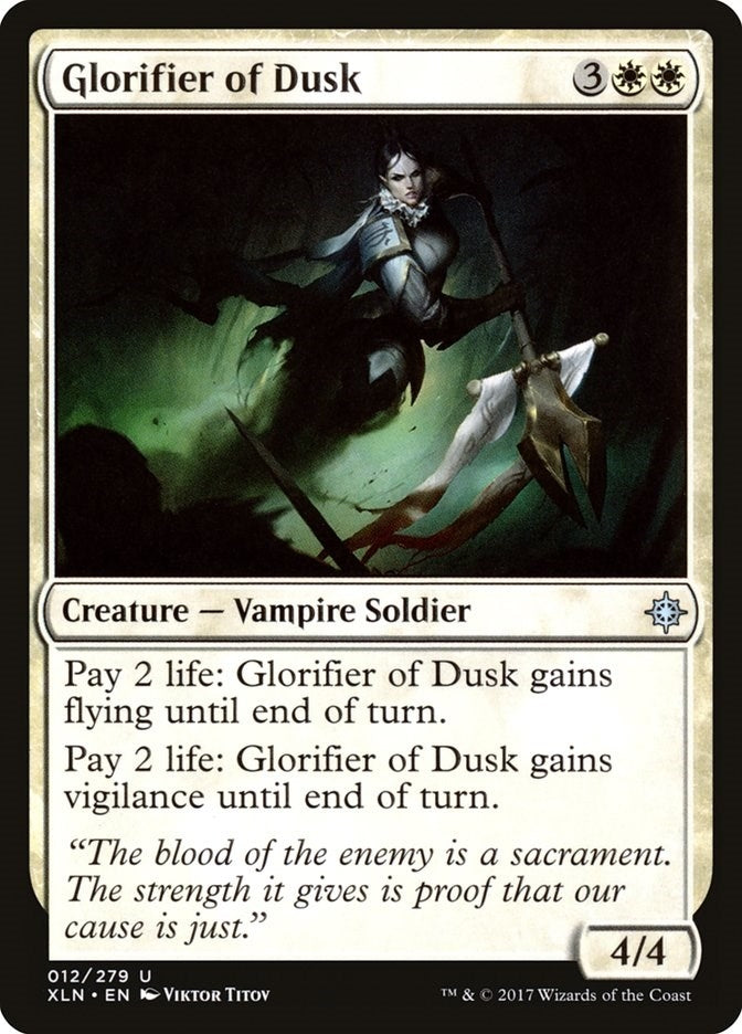 Image for Glorifier of Dusk (12) [Ixalan] - Magic: The Gathering