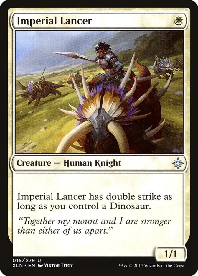 Image for Imperial Lancer (15) [Ixalan] - Magic: The Gathering