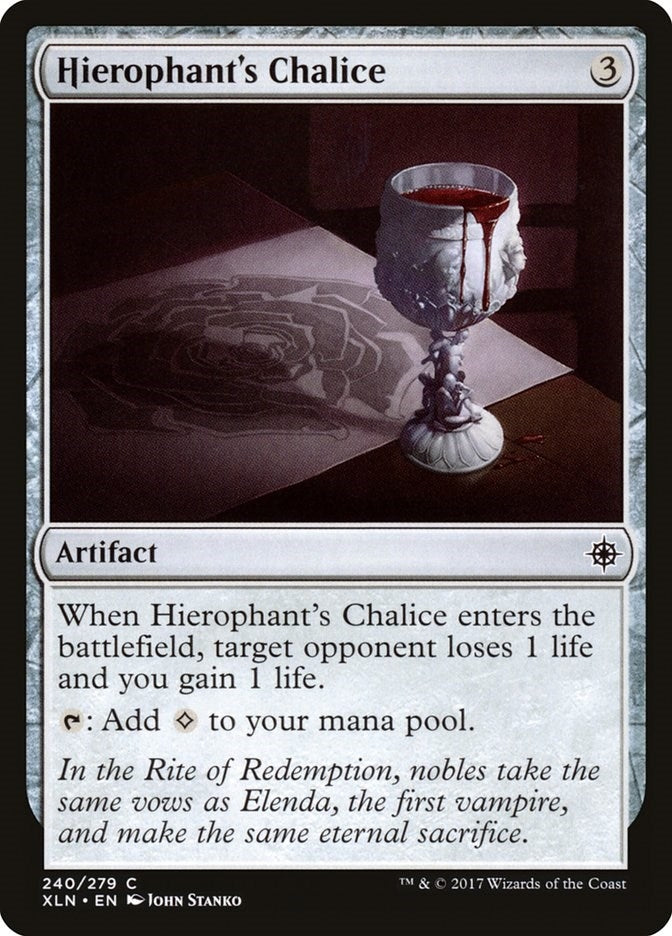 Image for Hierophant's Chalice (240) [Ixalan] - Magic: The Gathering