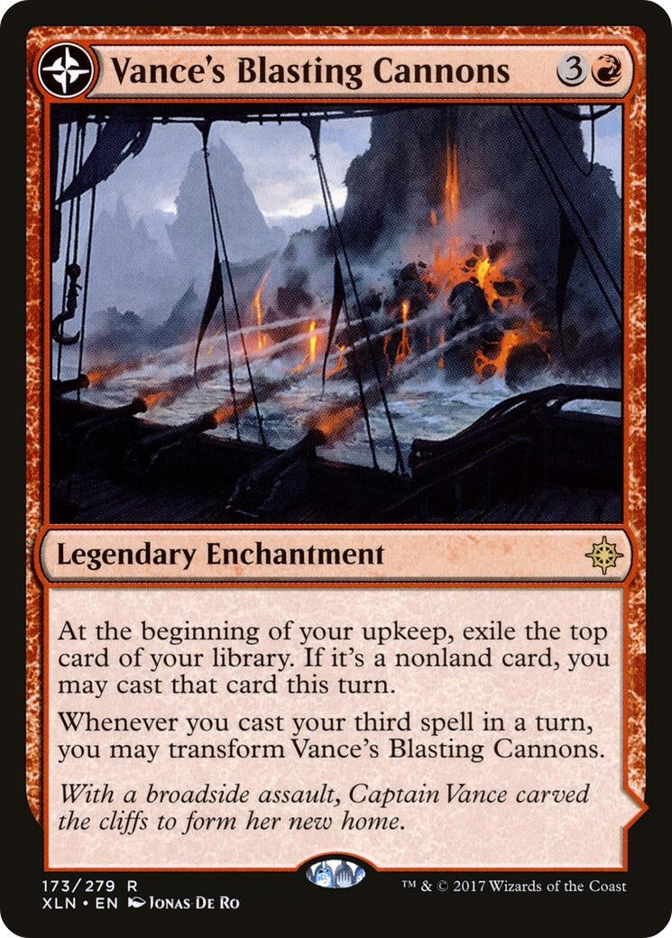 Image for Vance's Blasting Cannons (173) [Ixalan] - Magic: The Gathering