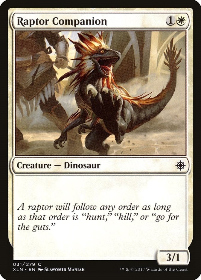 Image for Raptor Companion (31) [Ixalan] - Magic: The Gathering