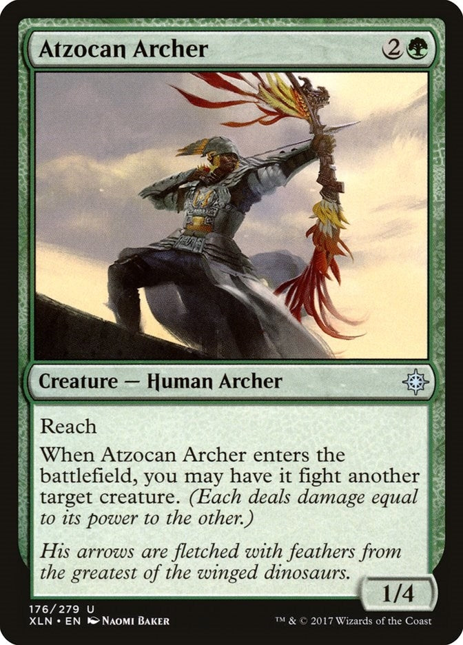 Image for Atzocan Archer (176) [Ixalan] - Magic: The Gathering