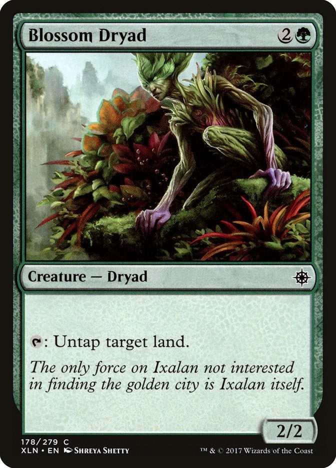 Image for Blossom Dryad (178) [Ixalan] - Magic: The Gathering