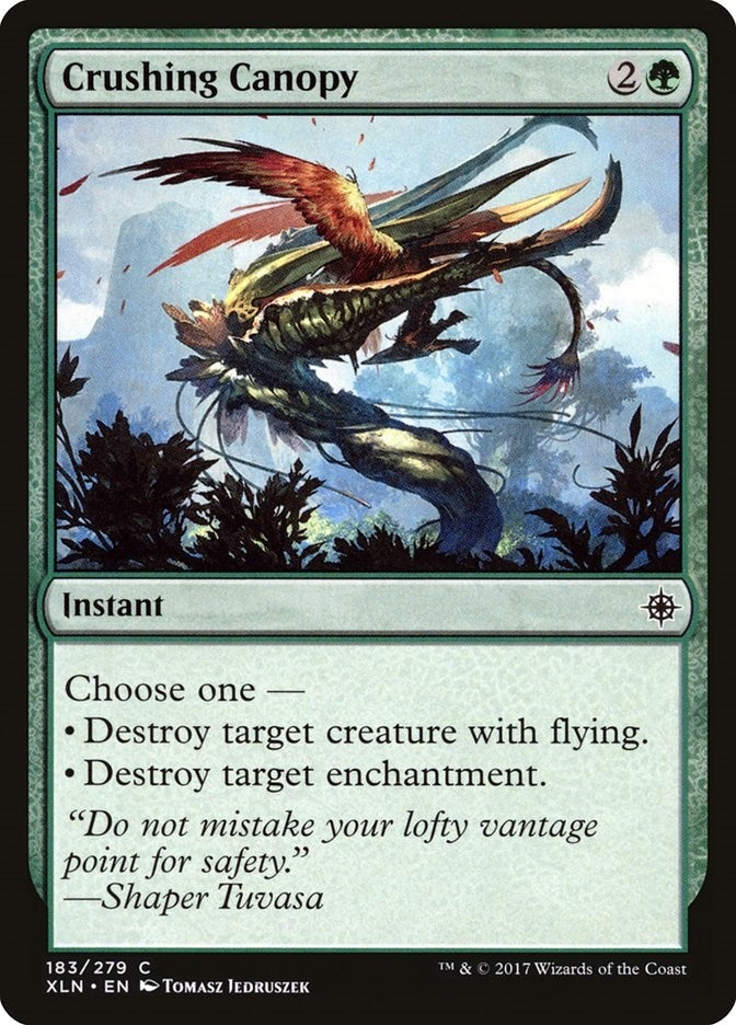 Image for Crushing Canopy (183) [Ixalan] - Magic: The Gathering