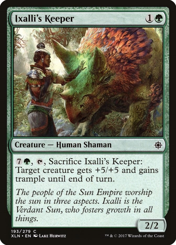Image for Ixalli's Keeper (193) [Ixalan] - Magic: The Gathering